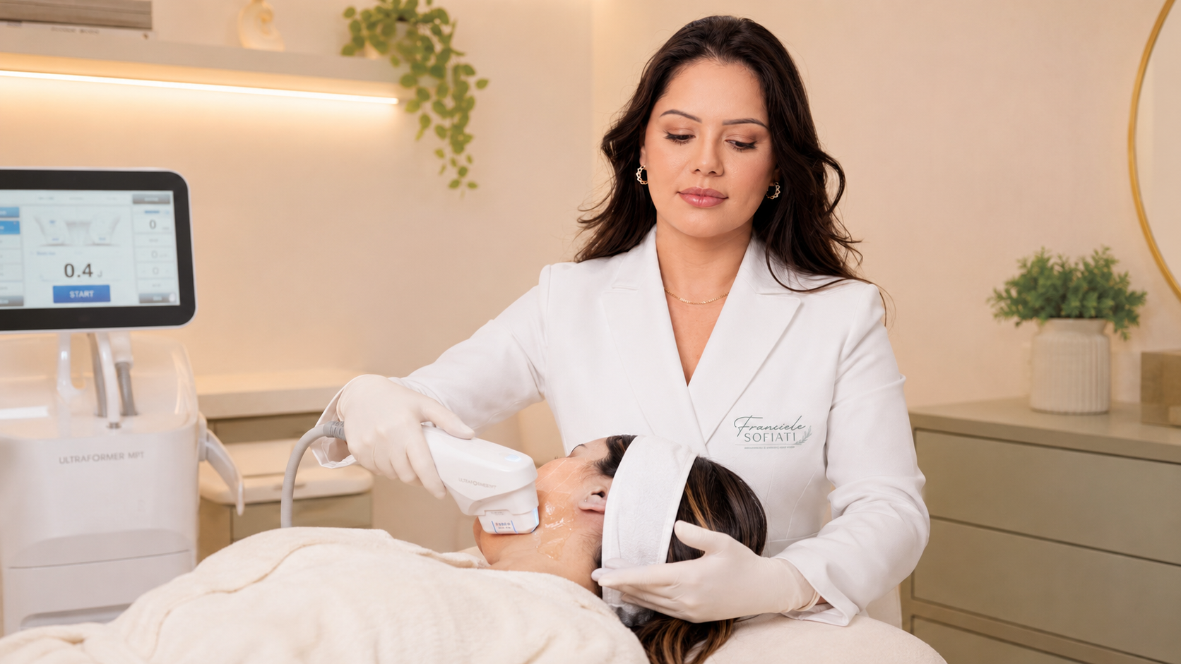 Ultrasound firmness treatment in the clinic